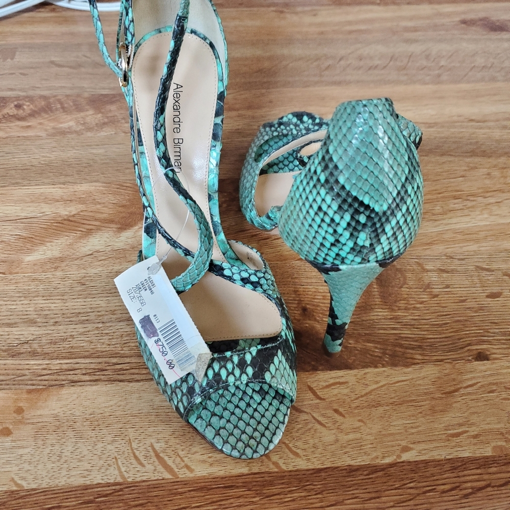 Authentic Python Alexandre Birman Size 8 shoes.